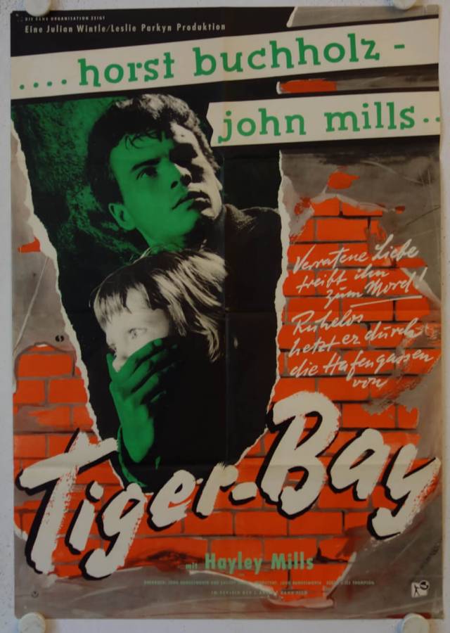 Tiger-Bay originales deutsches Filmplakat